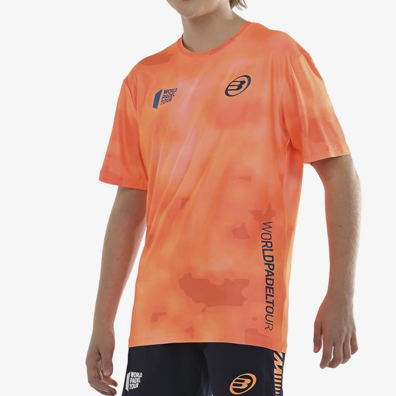 CAMISETA BULLPADEL VAUPES JUNIOR  NARANJA FLUOR